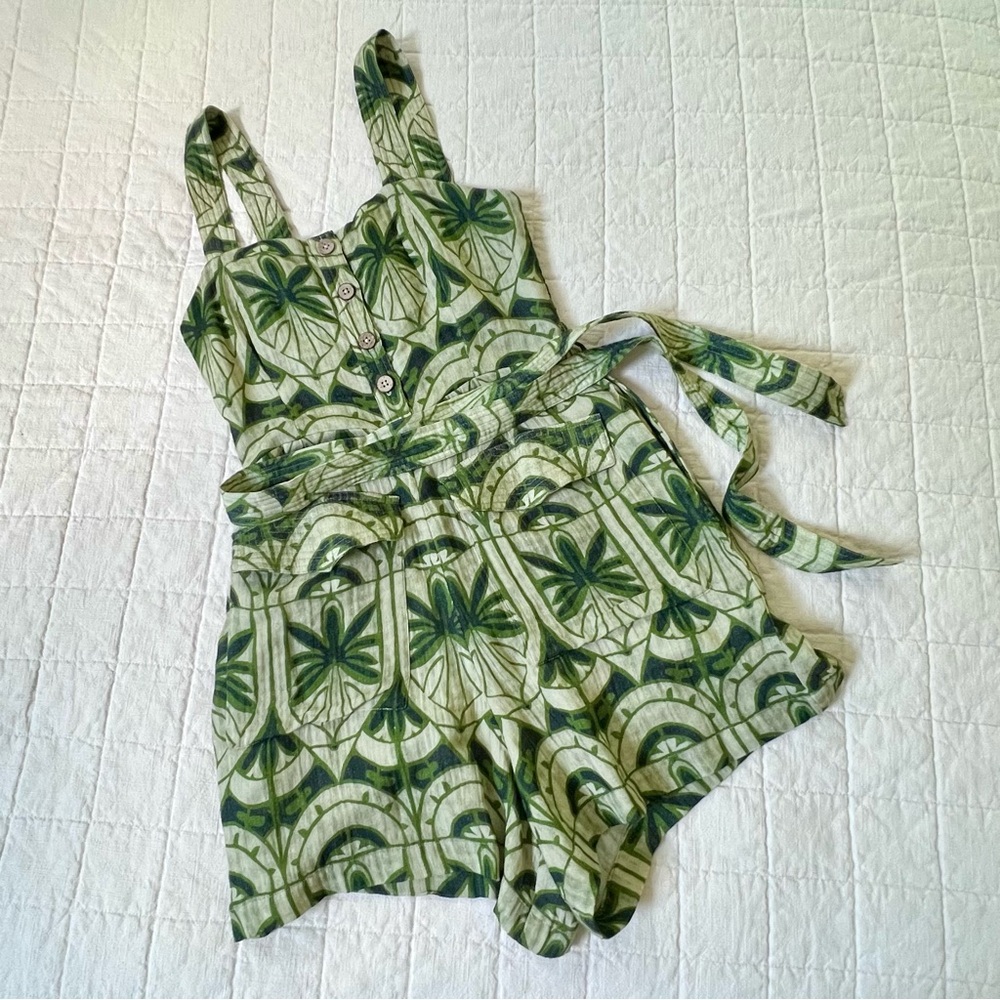 Ollari New York Palm Jumpsuit Romper